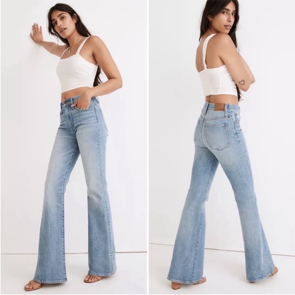 Madewell Light Blue Flare Jeans